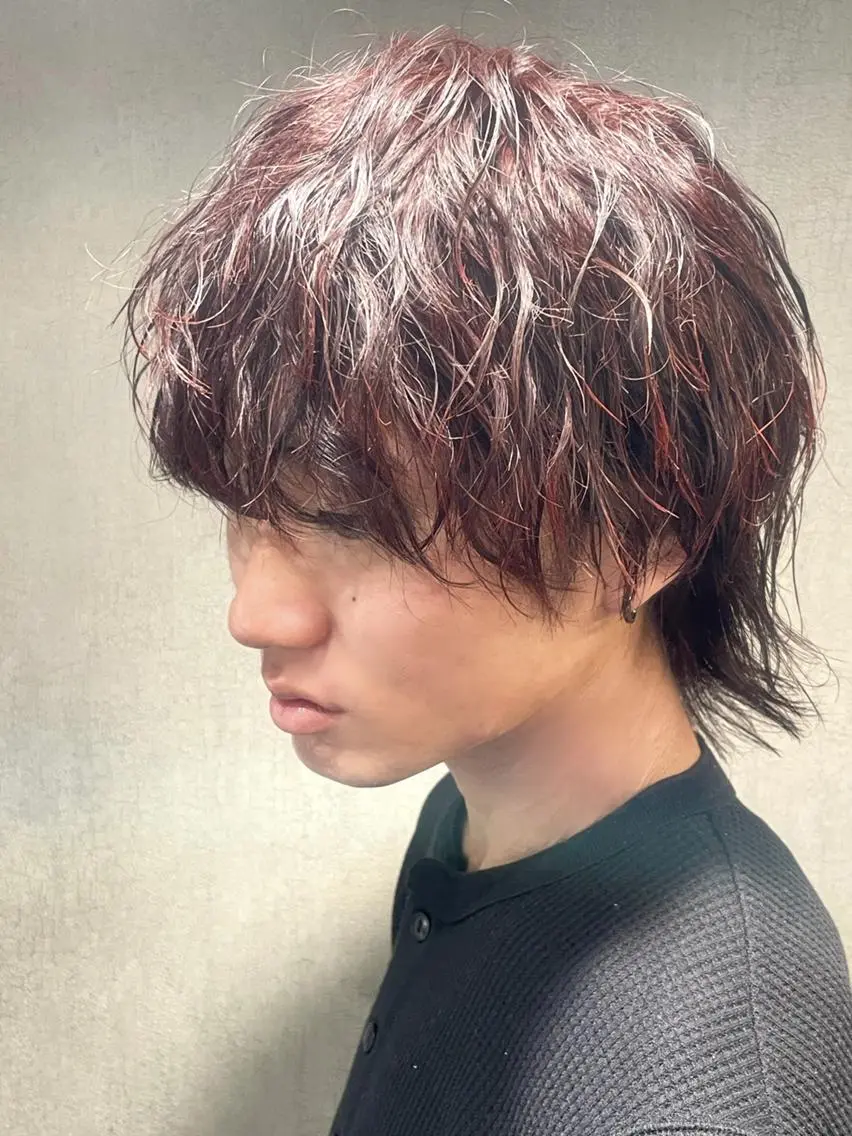 パーマ メンズ カット パーマ メンズミディアム メンズ縮毛、ANNAのヘアスタイル