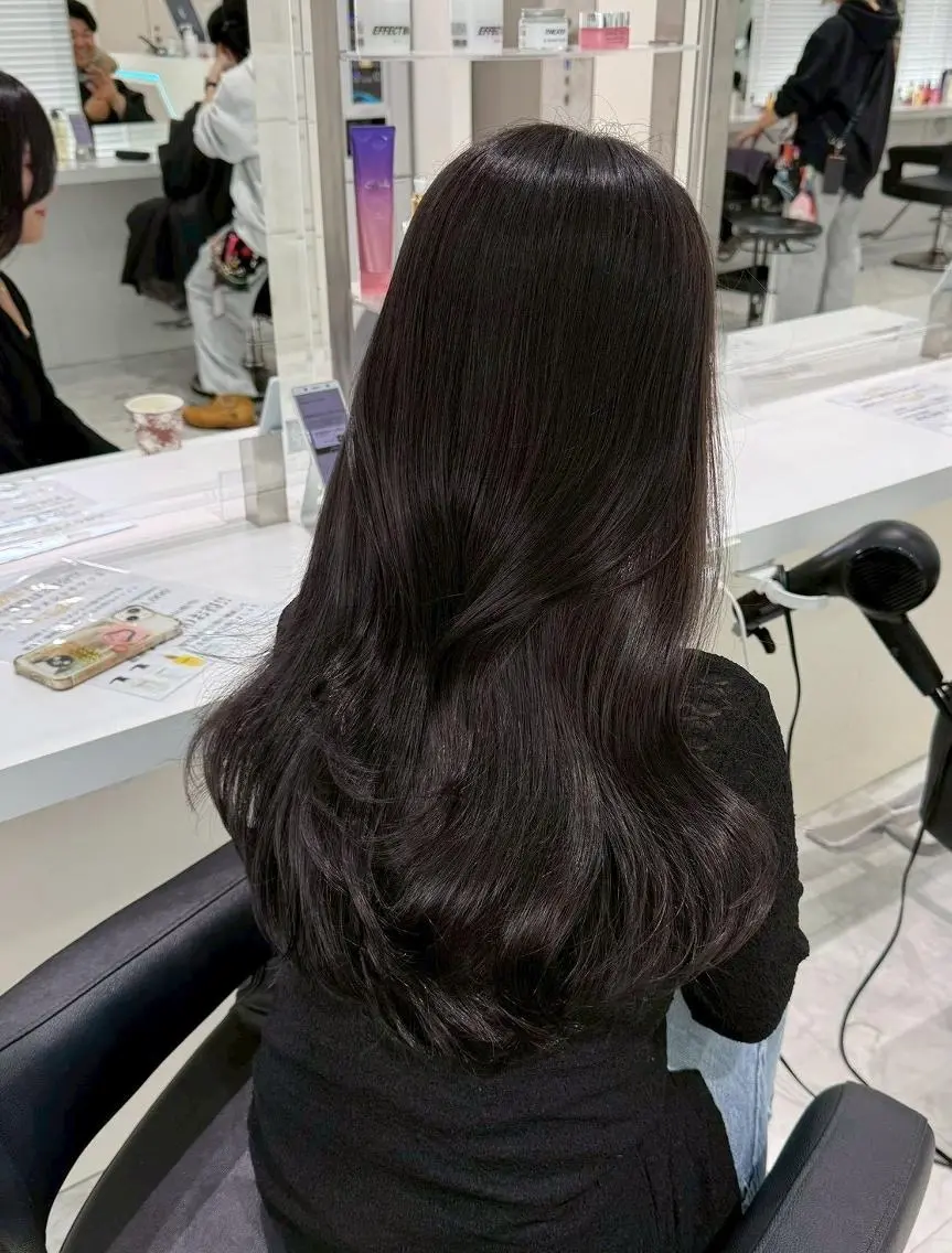 カラー 赤み消し🌿透明感 カラー🌿銀座のヘアスタイル