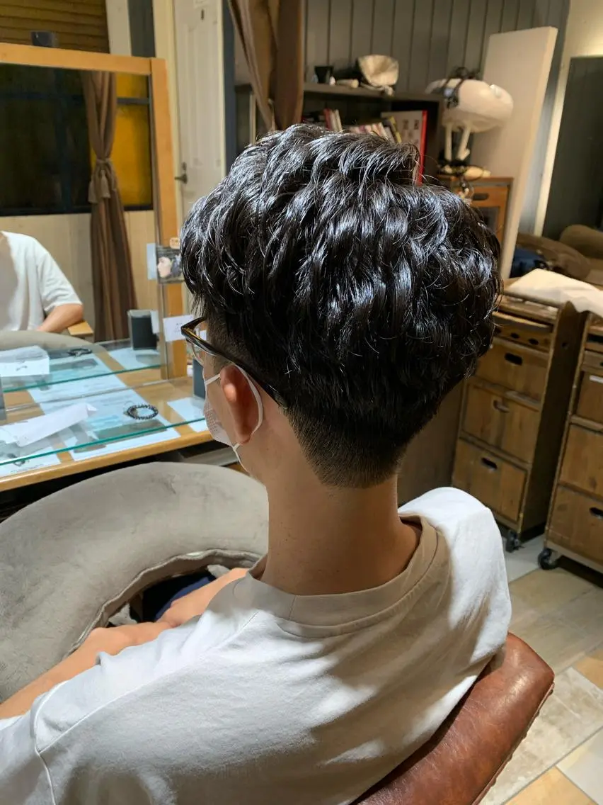 パーマ メンズ 💖クボ モモ💖のヘアスタイル