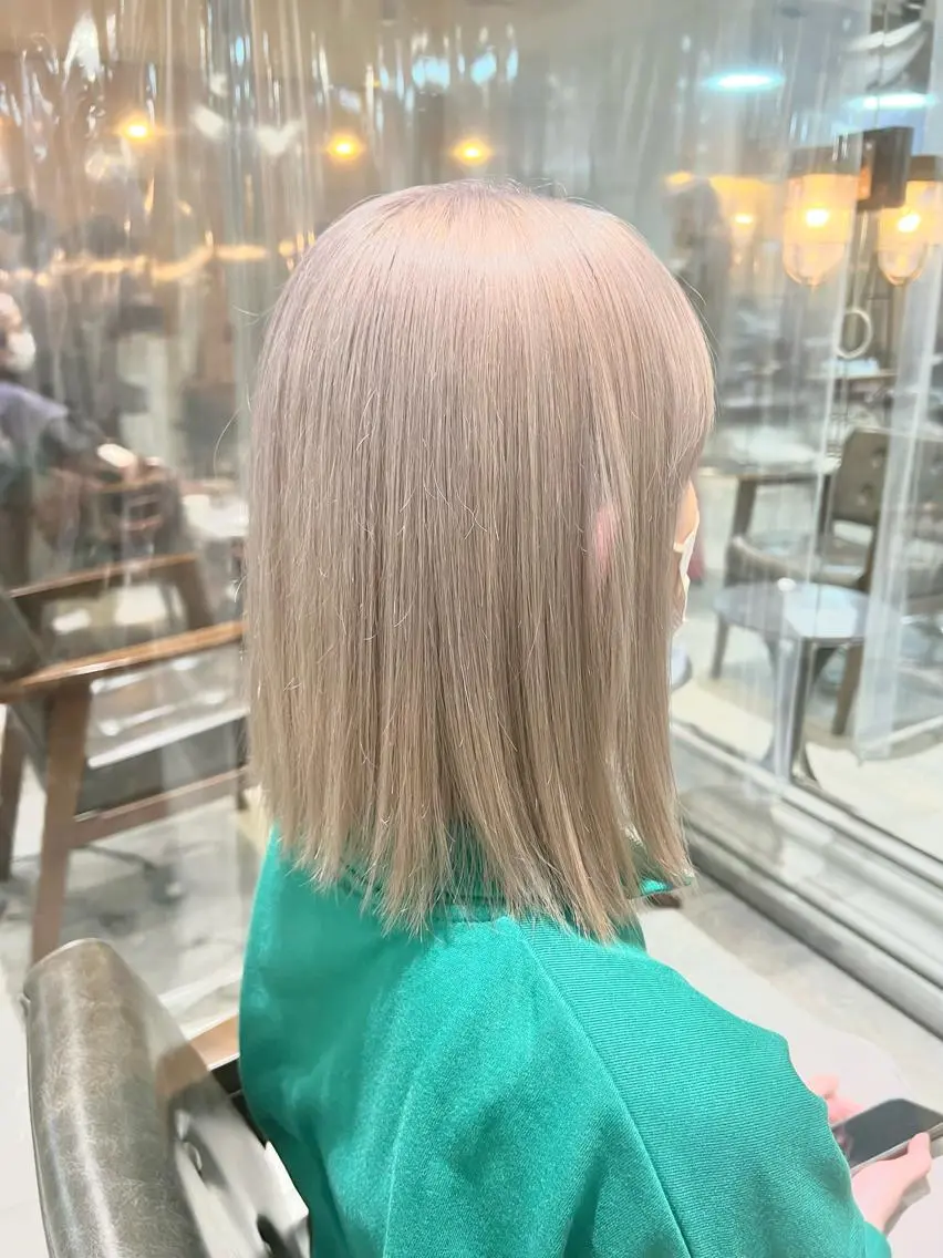 ミディアム カラー ヘアアレンジ ヘアカラー トリートメント ヘアセット 🌈インナーカラー ‘ショウマ’🌈のヘアスタイル
