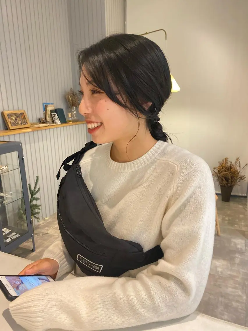 ロング カラー 加藤 真由のヘアスタイル