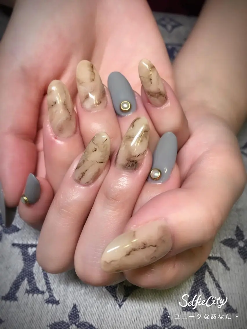 ネイル スカルプネイル Petite Cannelleのネイルデザイン