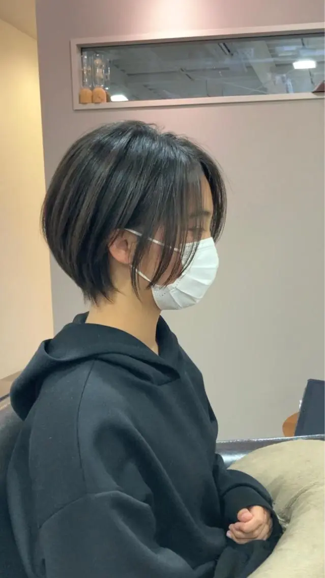 ショート ショートボブ ボブ ショートヘア 中江 翔のヘアスタイル