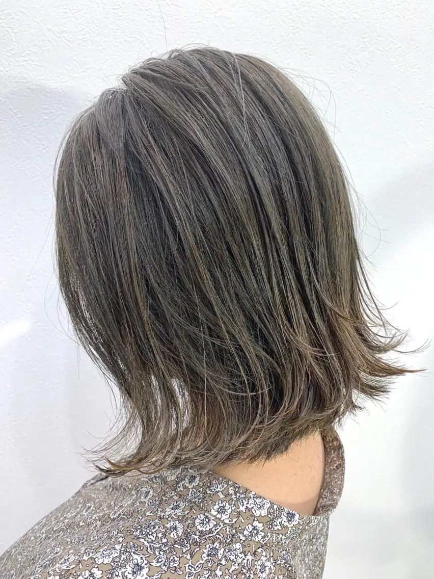 カラー カット ヘアカラー トリートメント 酸性ストレート/ブリ ーチなし/中村 匠のヘアスタイル