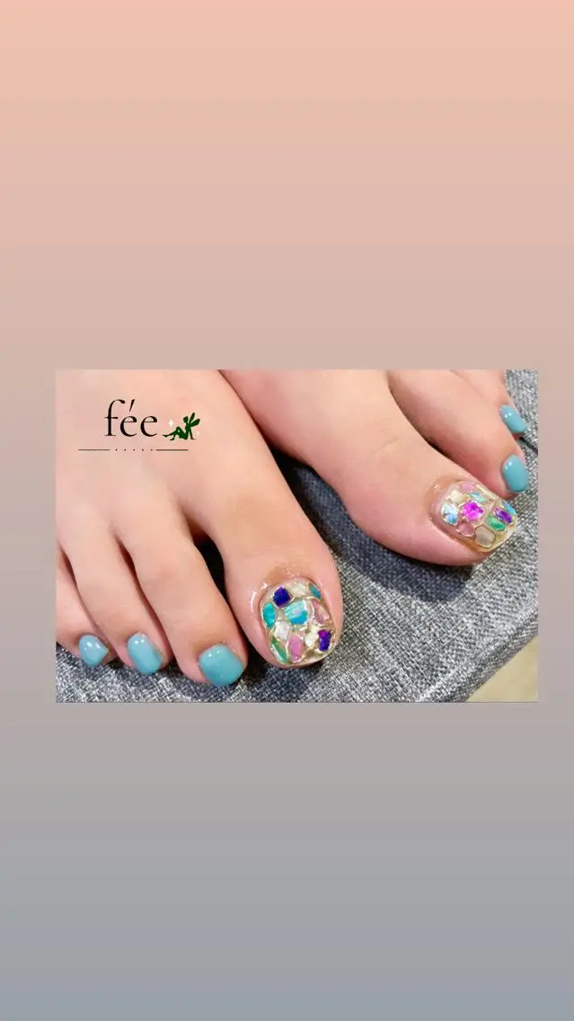 ネイル フットネイル フットネイル nail salon fee(フィー)のネイルデザイン