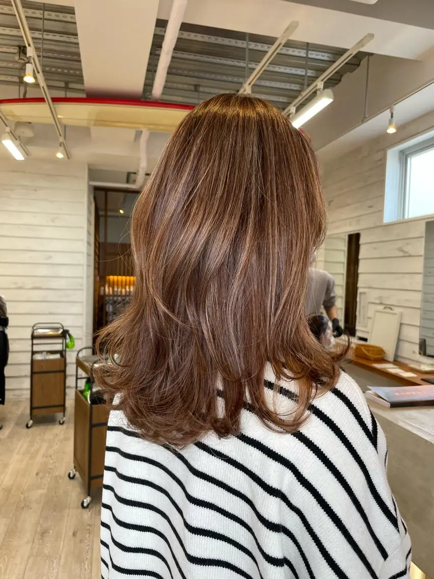 セミロング カラー 【店長】大根 亮太のヘアスタイル
