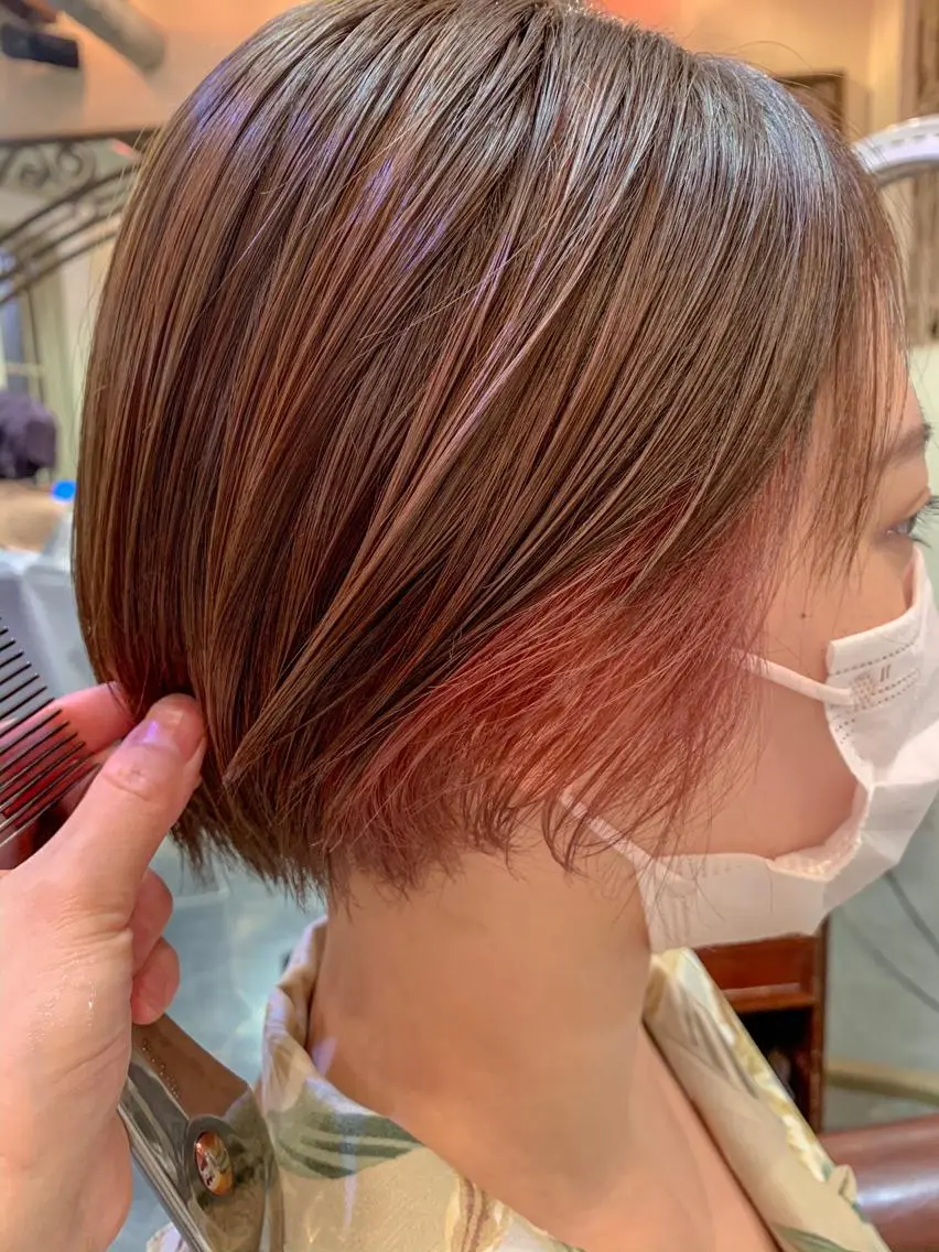 ショート メンズ/パーマ /レディース髪質改善のヘアスタイル