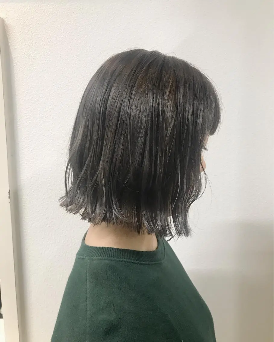 ショート カラー ヘアアレンジ シルバー ヘアカラー トリートメント GiseL天神カラー 髪質改善/ブリーチのヘアスタイル