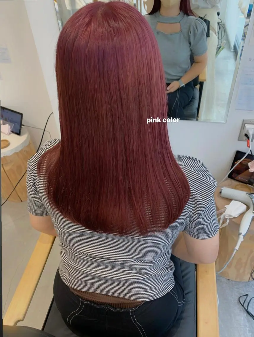 ロング カラー カット ヘアカラー トリートメント ブリーチなしWカラー /レイヤー🎀マリノのヘアスタイル