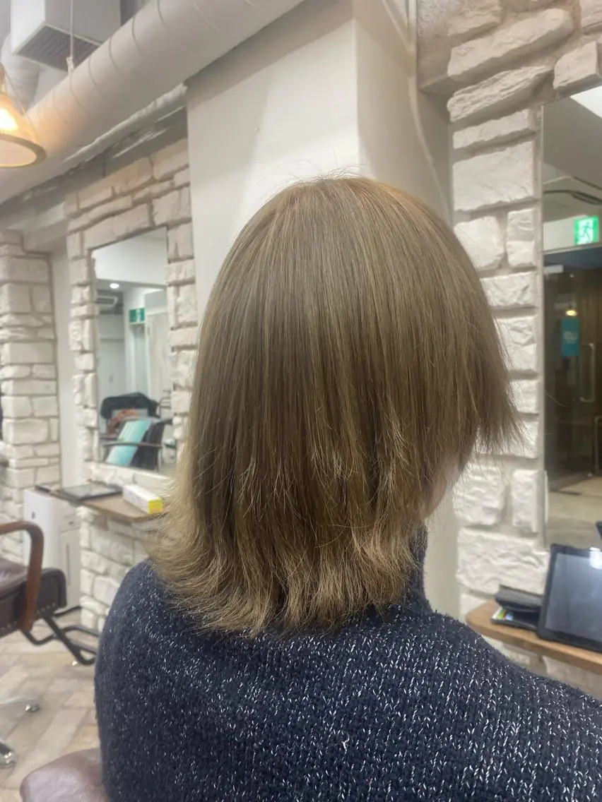 カラー メンズ カット ヘアカラー トリートメント Sherry大国町 HIKARUのヘアスタイル