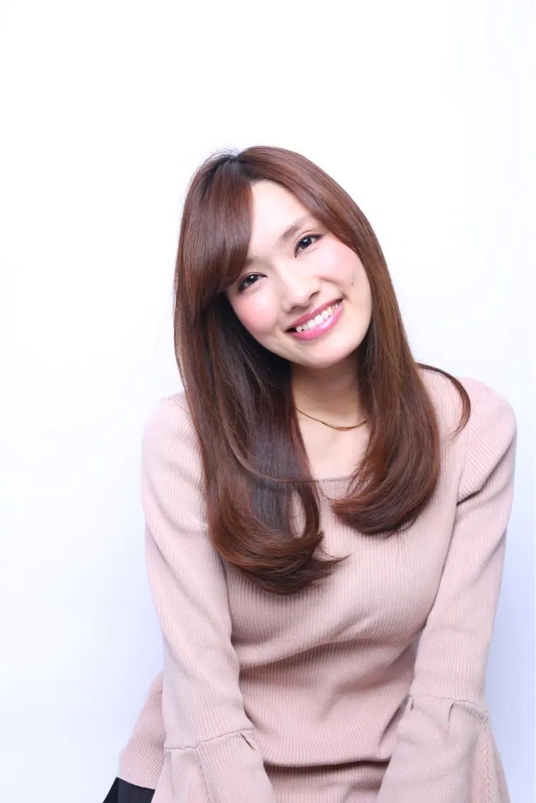 ロング カラー 個室で似合わせ好印象 🧡外山弥千代のヘアスタイル