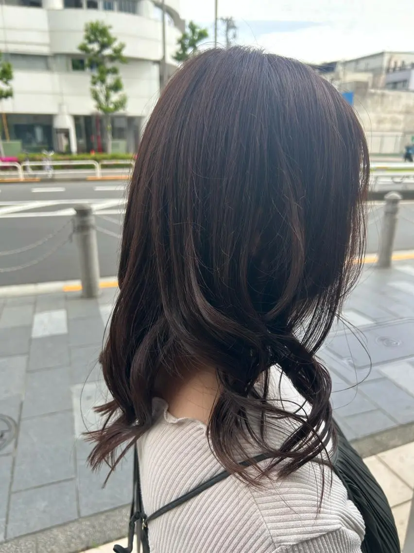 セミロング 遠山 大智のヘアスタイル