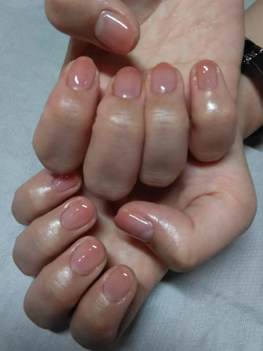 ネイル グラデーション ワンカラーネイル lylynail YUUKAのネイルデザイン