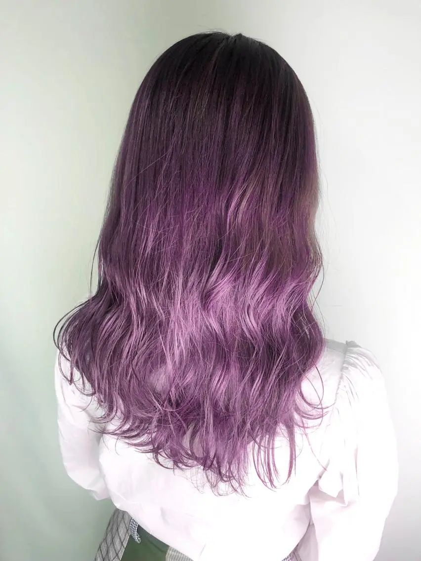 カラー ラベンダーカラー _WHITE高槻店 yusukeのヘアスタイル