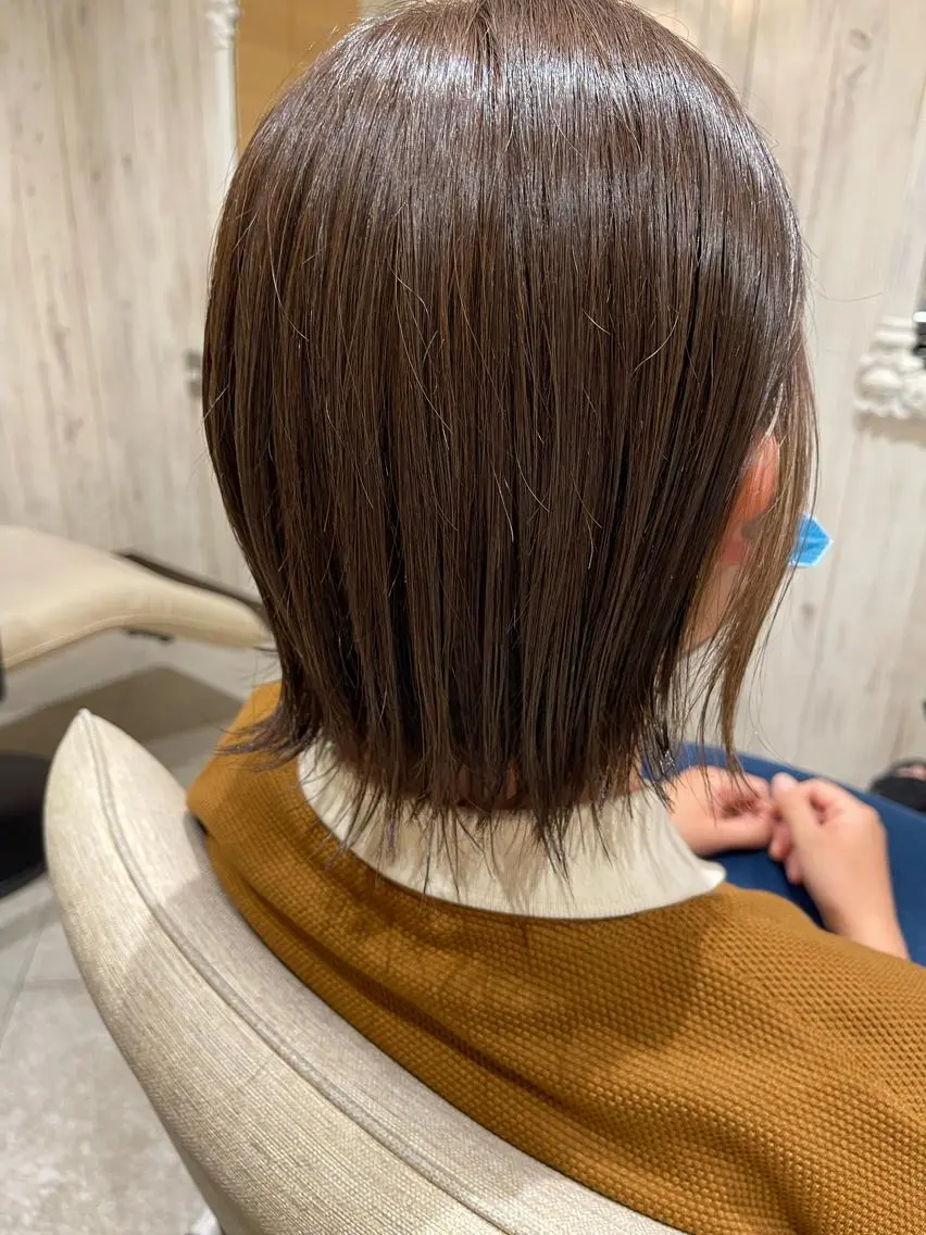 ショート ヘアカラー トリートメント 🫧髪質改善特化🫧 🍒青山佳代🍒のヘアスタイル