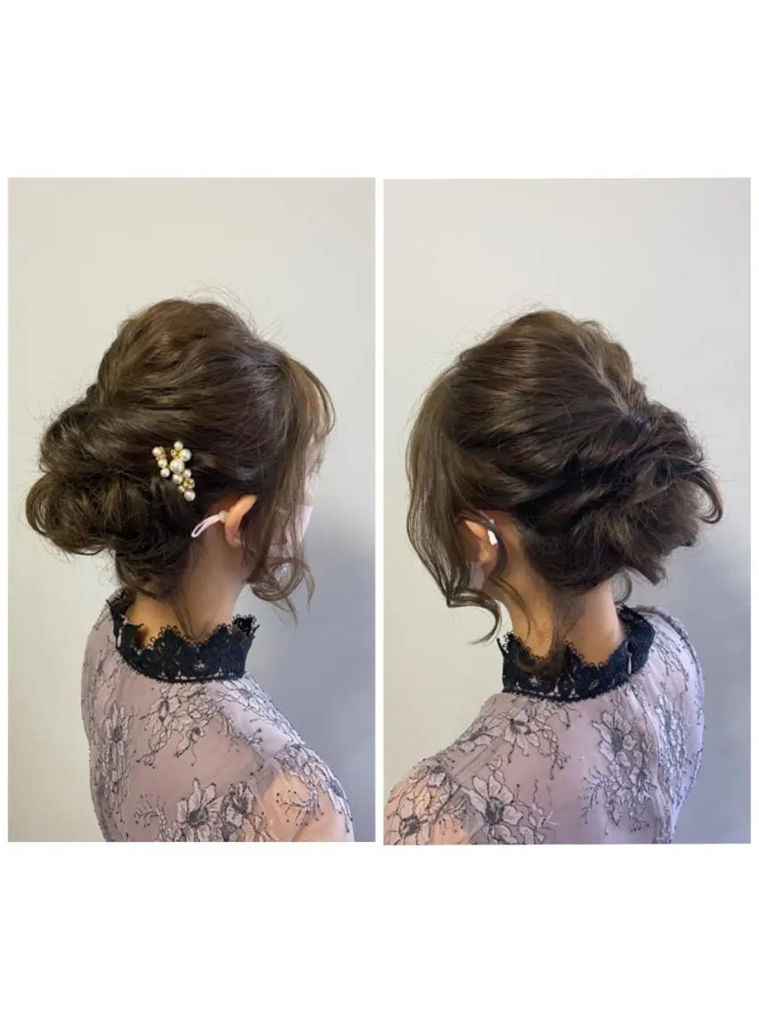 ミディアム Natural cameのヘアスタイル