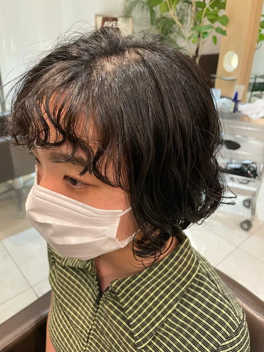 ショート パーマ 林 季香のヘアスタイル