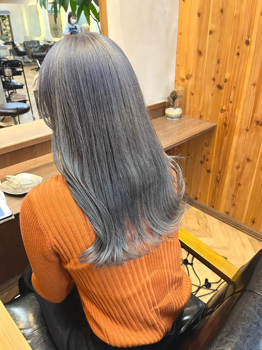 ロング カラー ena/ブリーチなし 透明感・レイヤー🎀のヘアスタイル