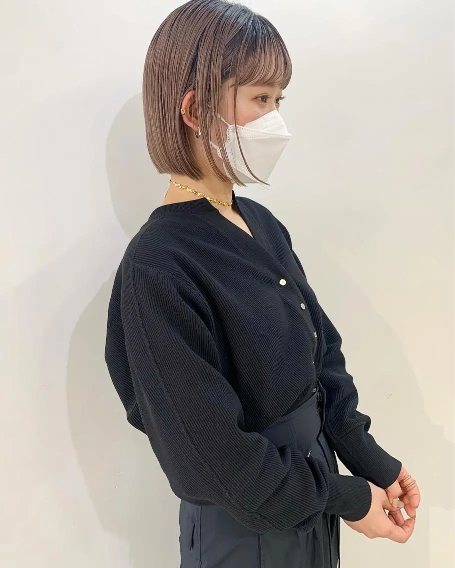 ショート カラー カット ヘアカラー トリートメント ボブ/大人ヘア k-two濱田のヘアスタイル