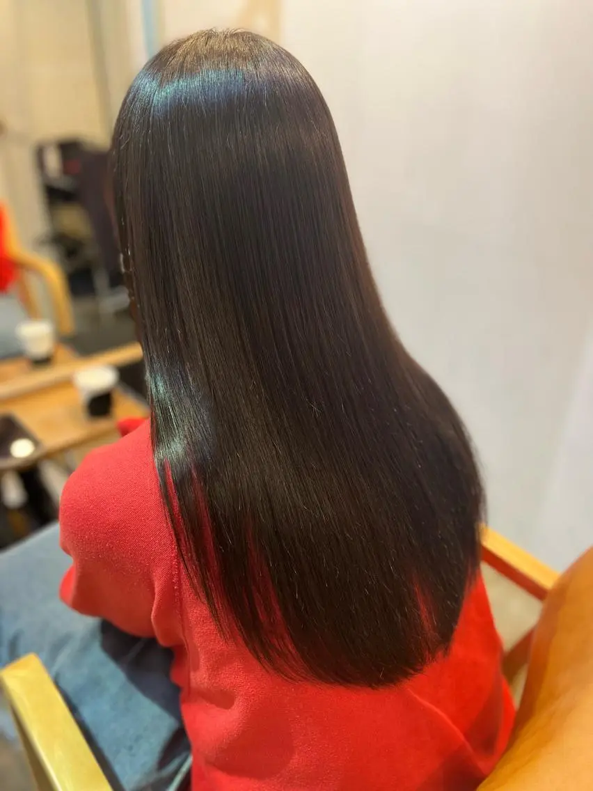 ロング 縮毛矯正&髪質改善 ⭐️OGUのヘアスタイル