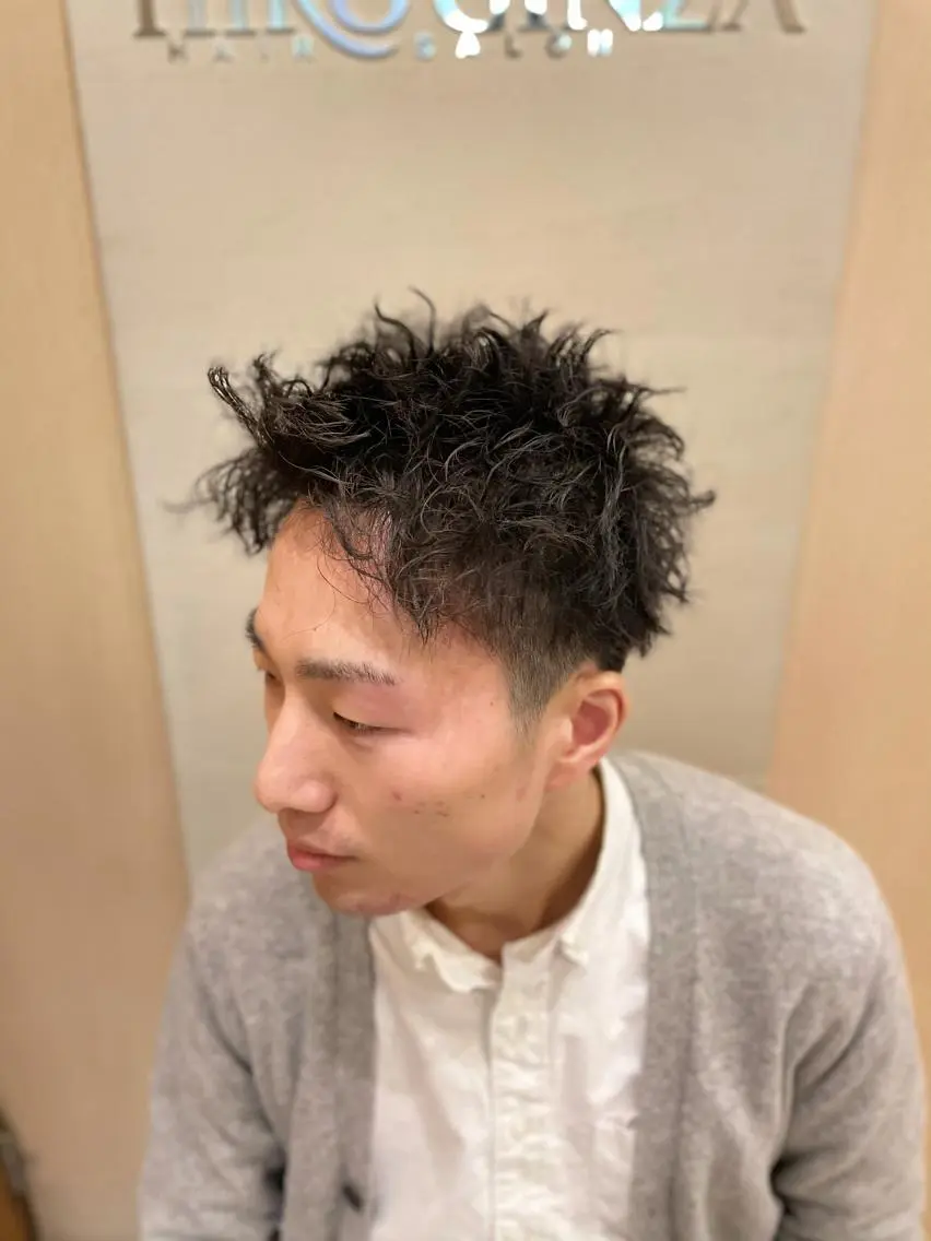 ショート パーマ 武田　晃英 KoeiTakedaのヘアスタイル