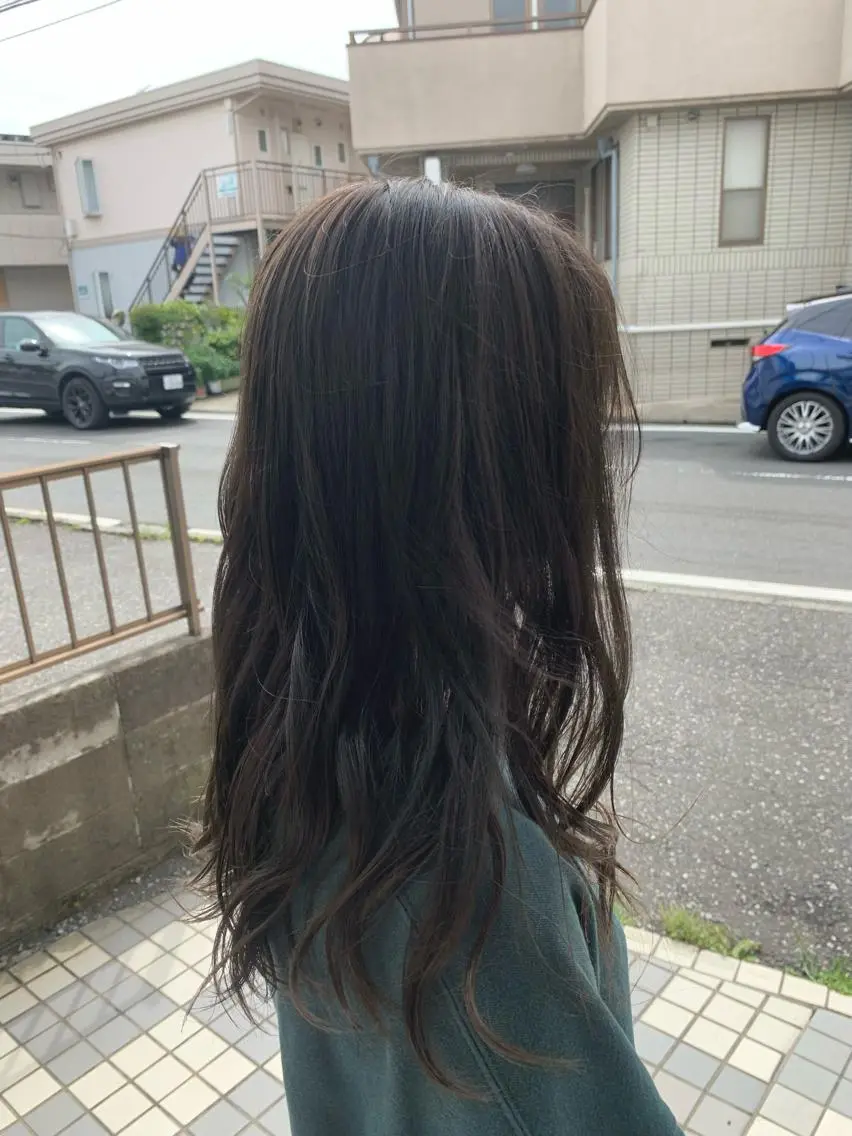 カラー アッシュ バレイヤージュ ブリーチ ケアブリーチ 透明感カラー 🌷かわばた めい🌷のヘアスタイル