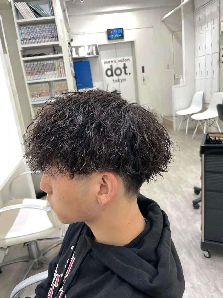 パーマ メンズ カット パーマ 町田No.1パーマ 特化✂︎小杉澪生のヘアスタイル