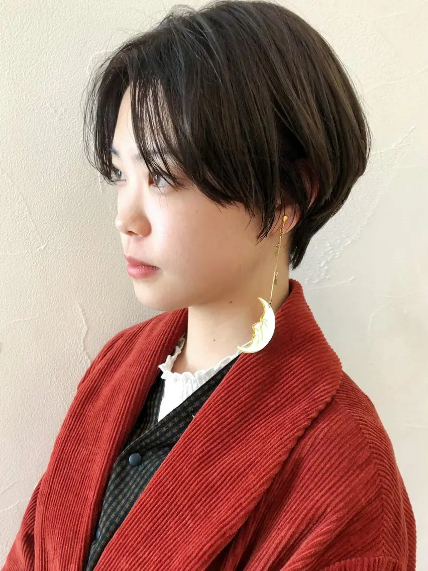 ショート カラー パーマ ヘアアレンジ ハンサムショート ショートヘア ITbyALBUM 浦和店のヘアスタイル