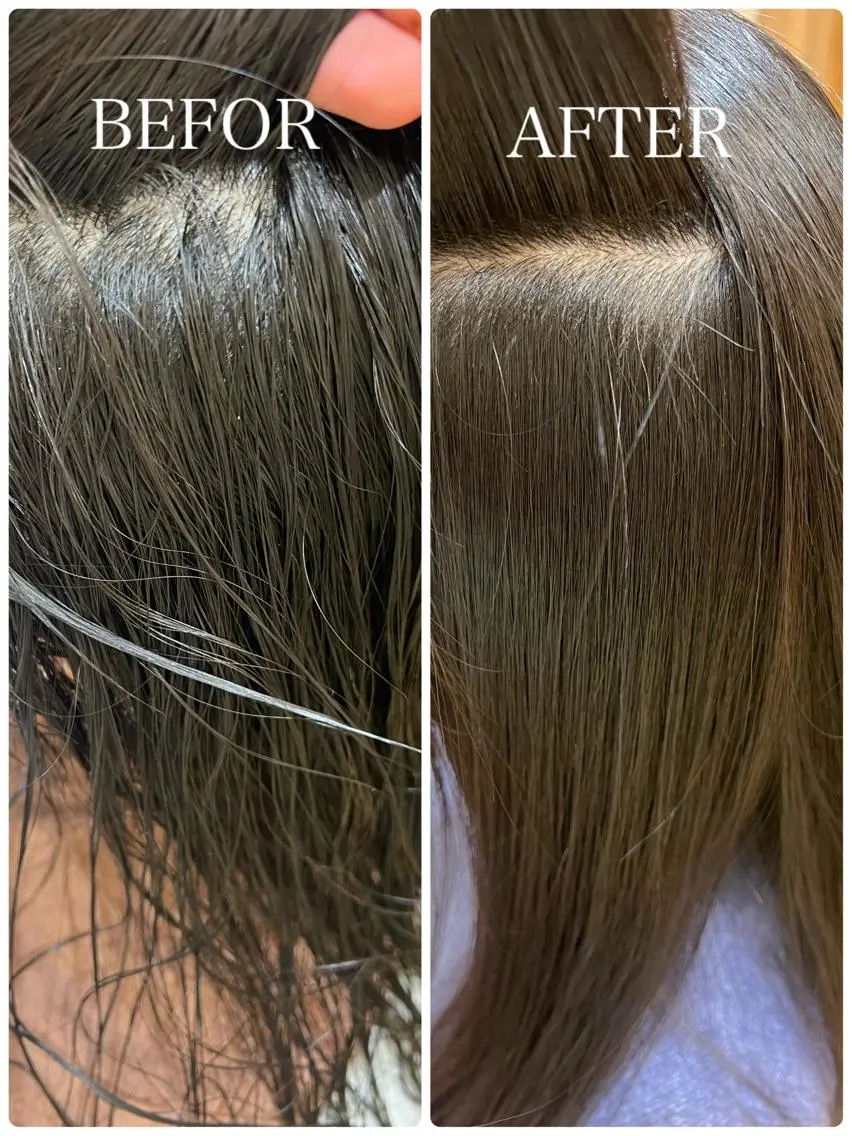 ロング 村中 逸紀のヘアスタイル