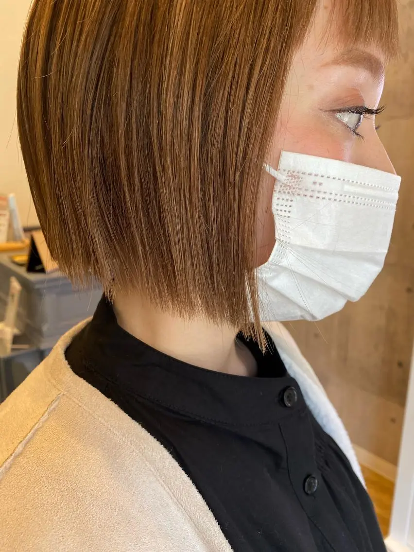ショート attra昭和町店. momoのヘアスタイル