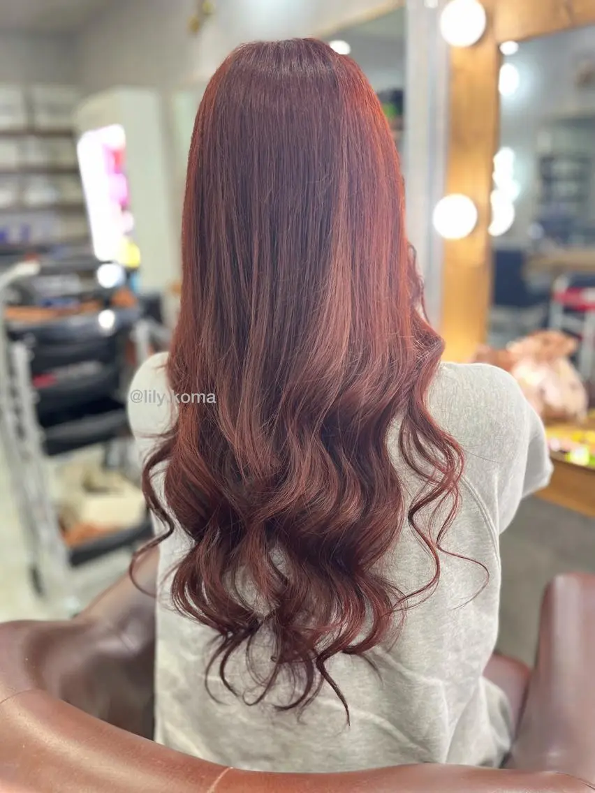 ロング カラー ヘアカラー 🐥こ ま🐥のヘアスタイル
