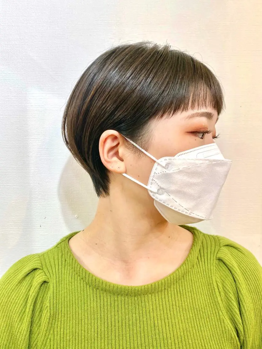 ショート カラー カット ヘアカラー トリートメント 🍃ショートヘア🍃 北林春樹のヘアスタイル