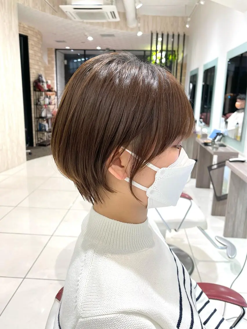 ショート ショートボブ ハンサムショート 丸みショート ボブ ショートヘア 荻窪/ショートヘア✨ ショートボブ長松大哉のヘアスタイル