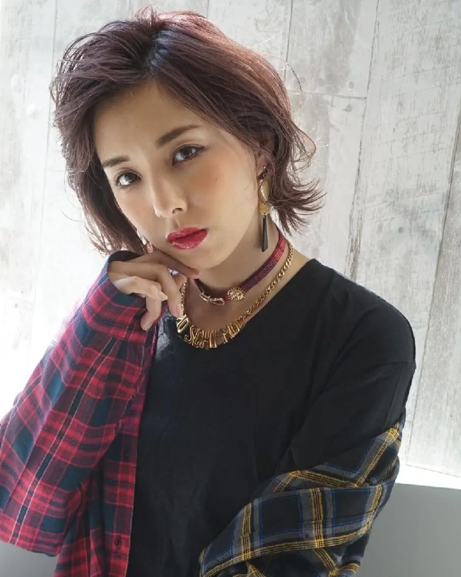 ミディアム 原 雅人のヘアスタイル