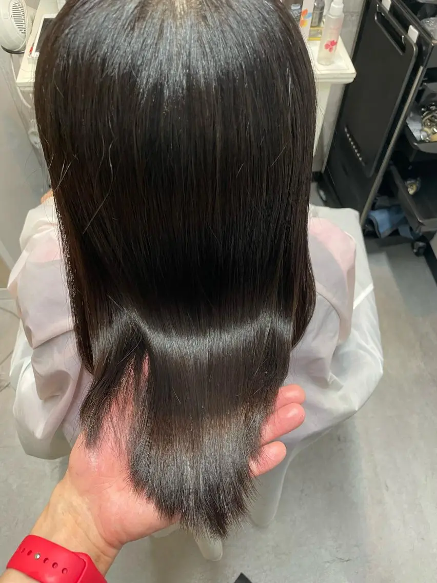 ロング ヘアカラー トリートメント ヘッドスパ 断られる髪に答えを ♣️井上秀樹♠️のヘアスタイル