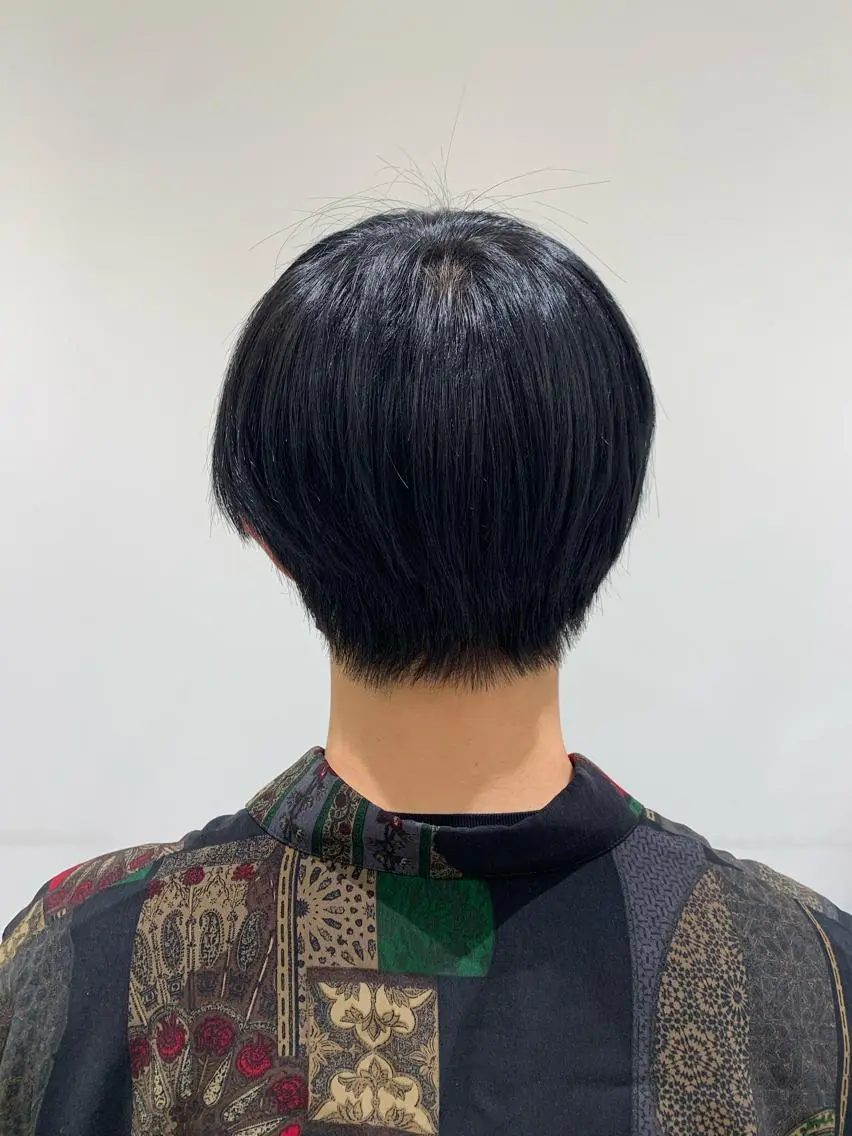 ショート カラー メンズ マッシュ 刈り上げ ショートヘア カット 【メンズ縮毛矯正/ Ryoka】のヘアスタイル