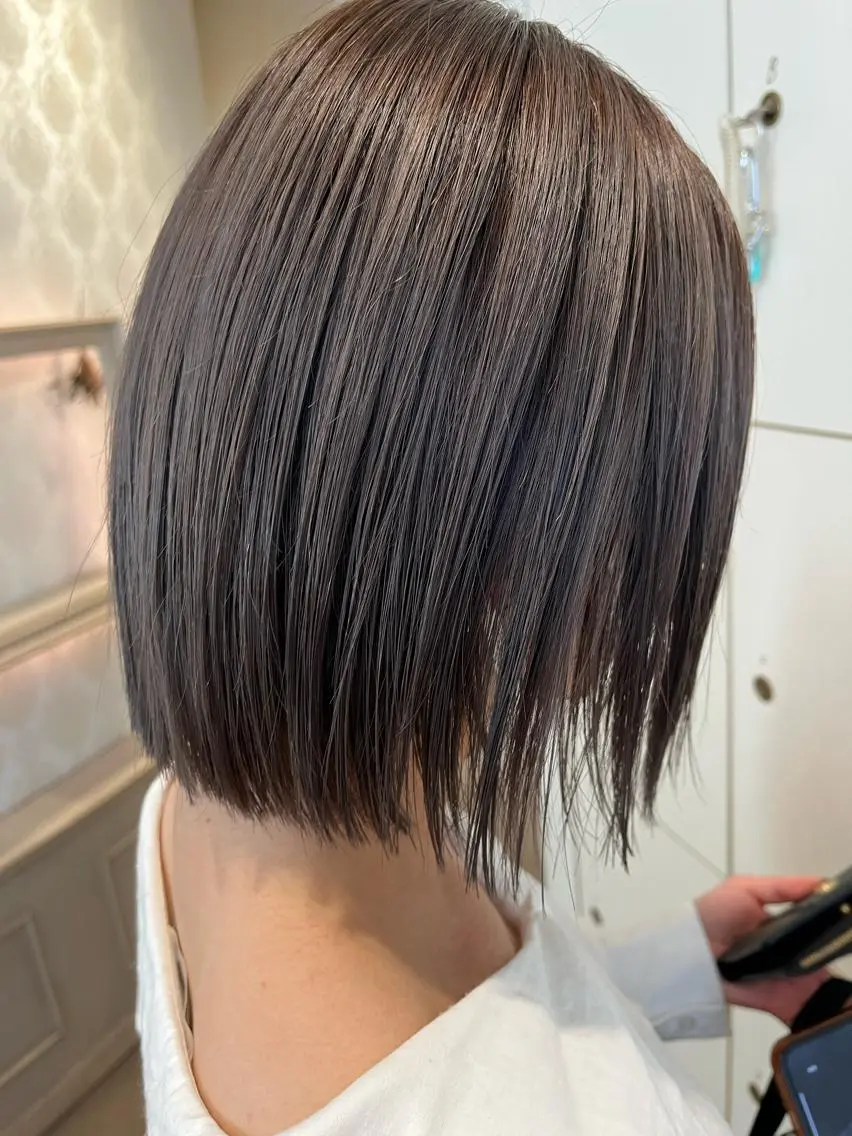 ショート カット ヘアカラー トリートメント サソウ ユリエ🥥のヘアスタイル