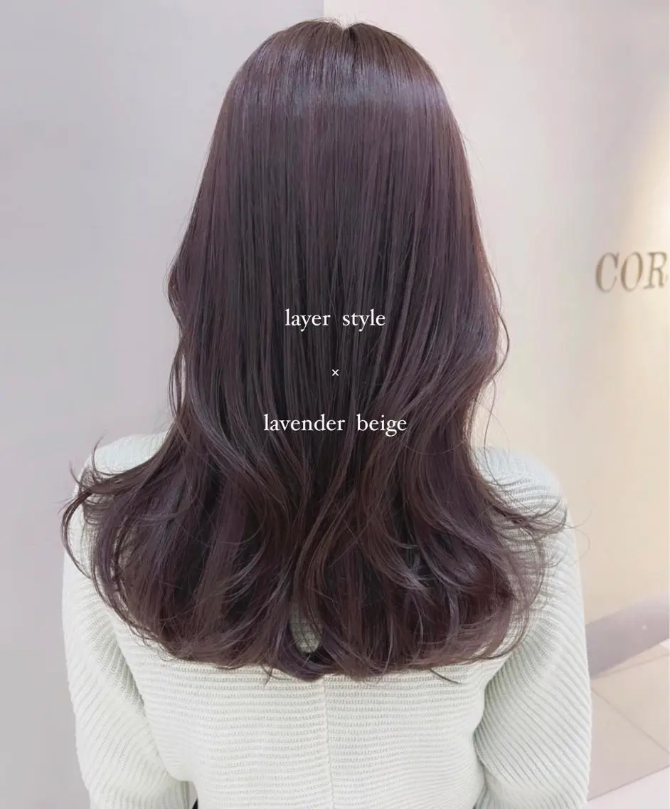 セミロング カラー カット ヘアカラー トリートメント k-two top stylist 林原のヘアスタイル