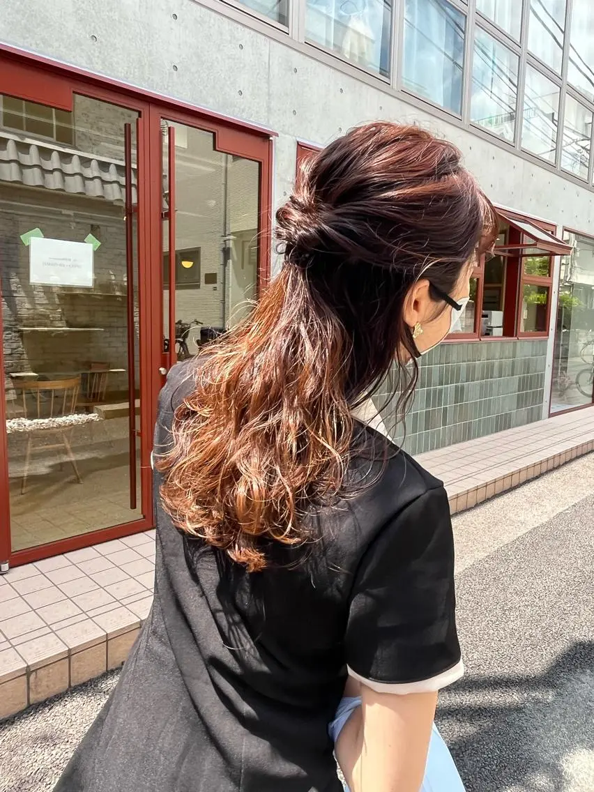 ヘアアレンジ 髪質改善/艶カラー MISATOのヘアスタイル