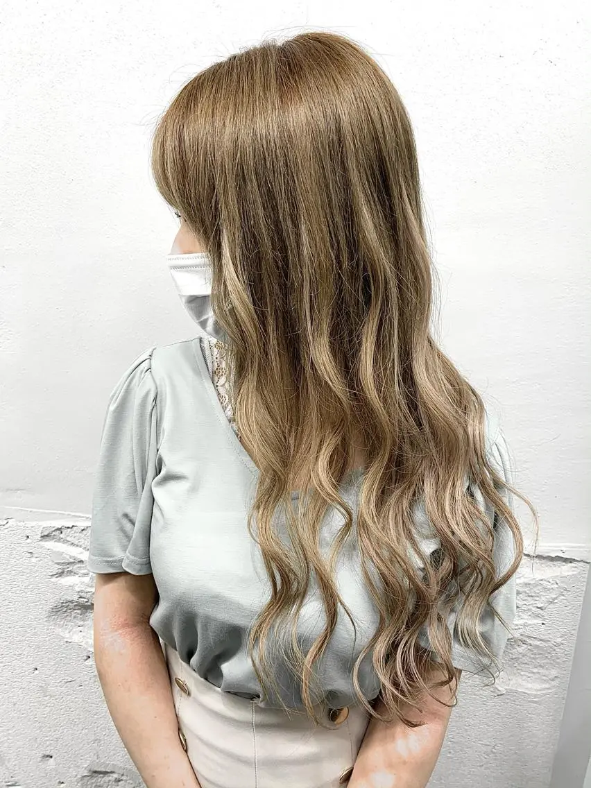 ロング カラー カット ヘアカラー エクステ ヘアセット 🎨カラー満足度 500%💫ヅル💫のヘアスタイル