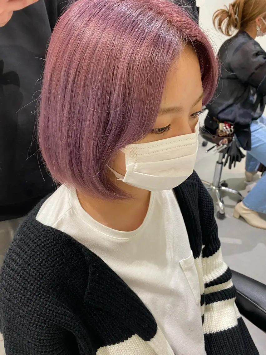 カラー ブリーチ 韓国ヘア/艶髪🎀 宮川みほのヘアスタイル