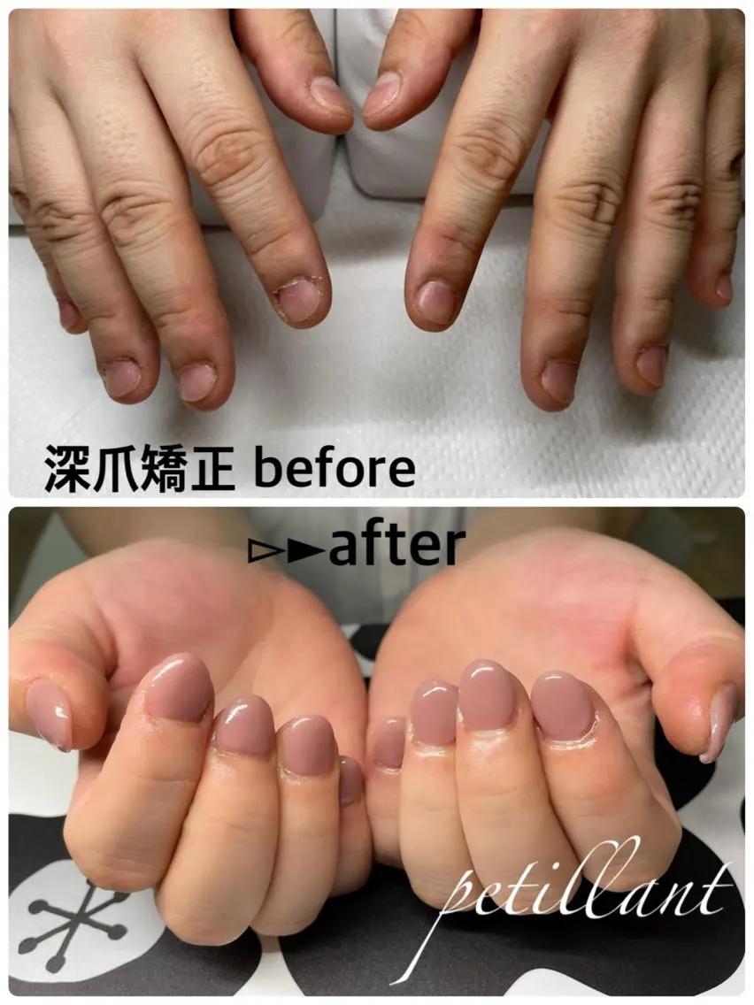 ネイル ハンドネイル ハンドケア nail salon petillantのネイルデザイン