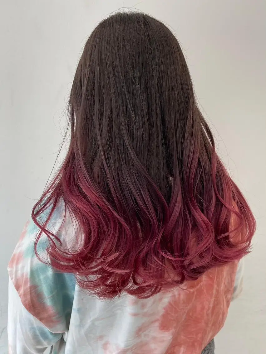 ロング カラー ヘアカラー トリートメント 【公式】amble luxe池袋東口🩷のヘアスタイル
