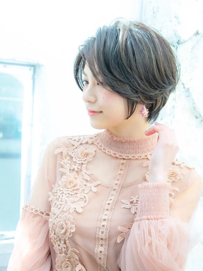 ショート 髪質改善レイヤー/ ボブたんの翔太のヘアスタイル