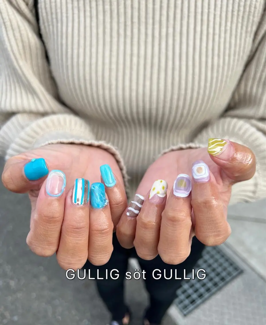 ネイル ハンドネイル フットネイル GULLIG söt GULLIGのネイルデザイン