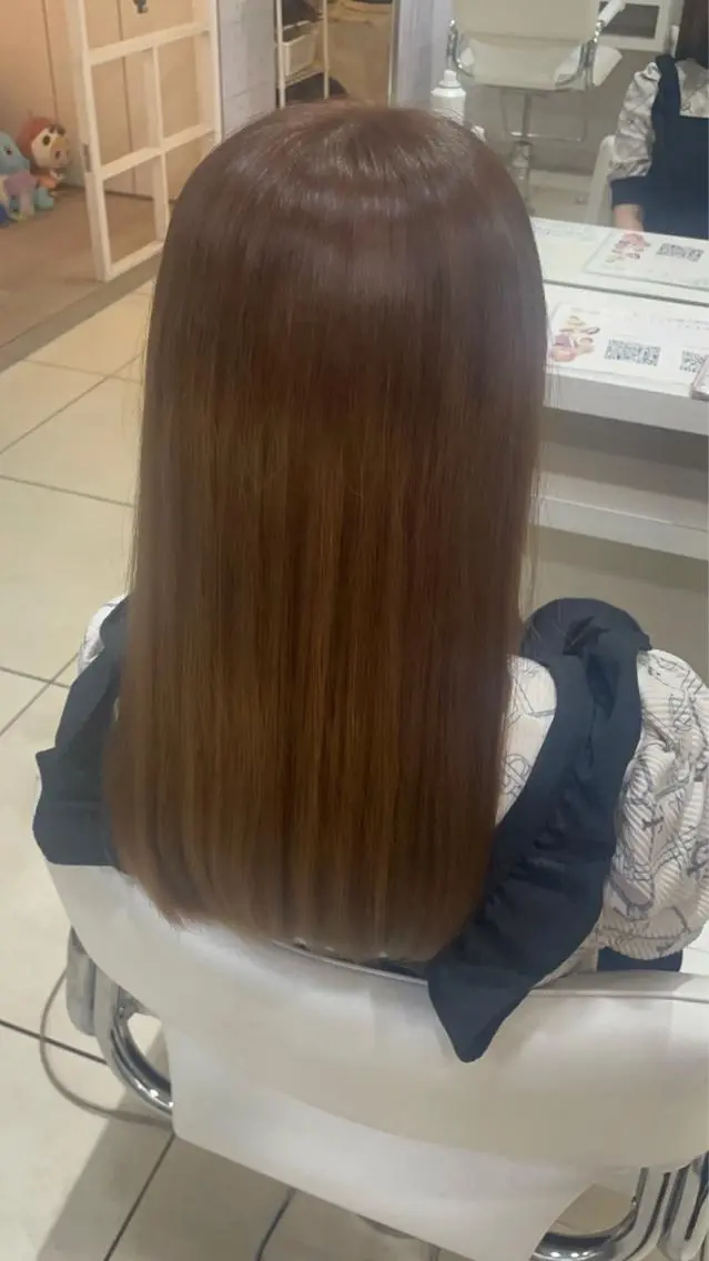 ロング ヘアカラー トリートメント 🌸暖色髪質改善 MEI🌸のヘアスタイル