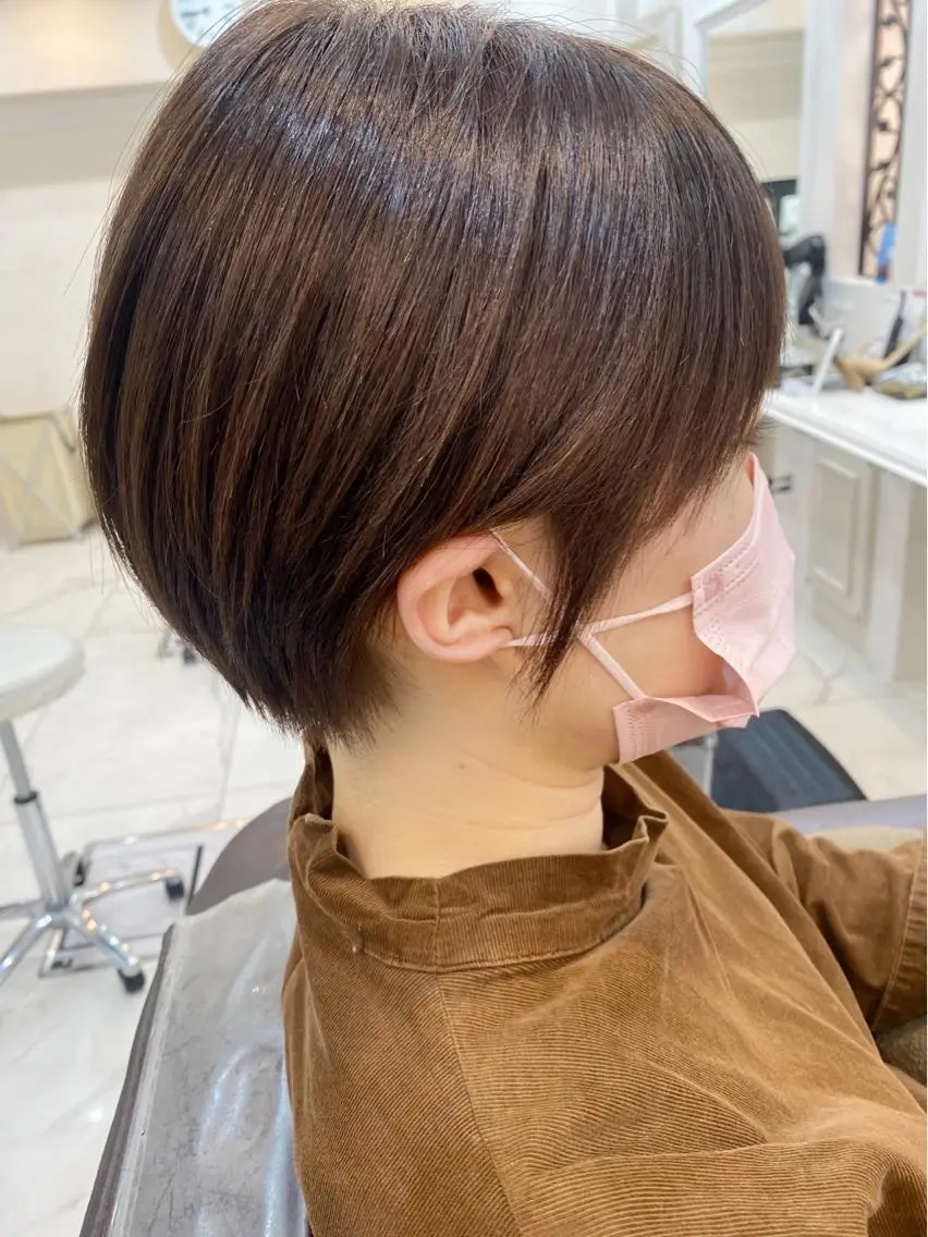ショート カラー カット ヘアカラー トリートメント shanti 渡辺新也✂️のヘアスタイル