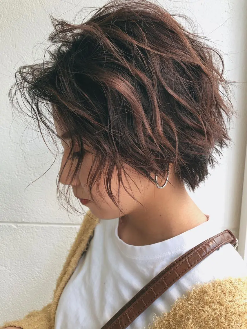 ショート stylist　篠崎 憲一のヘアスタイル