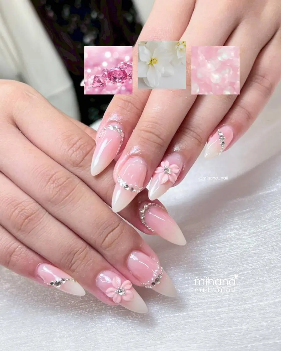 ネイル アートネイル 持ち込み ニュアンスネイル ハンドネイル フットネイル Arté.*✦ 西川口Nailのネイルデザイン