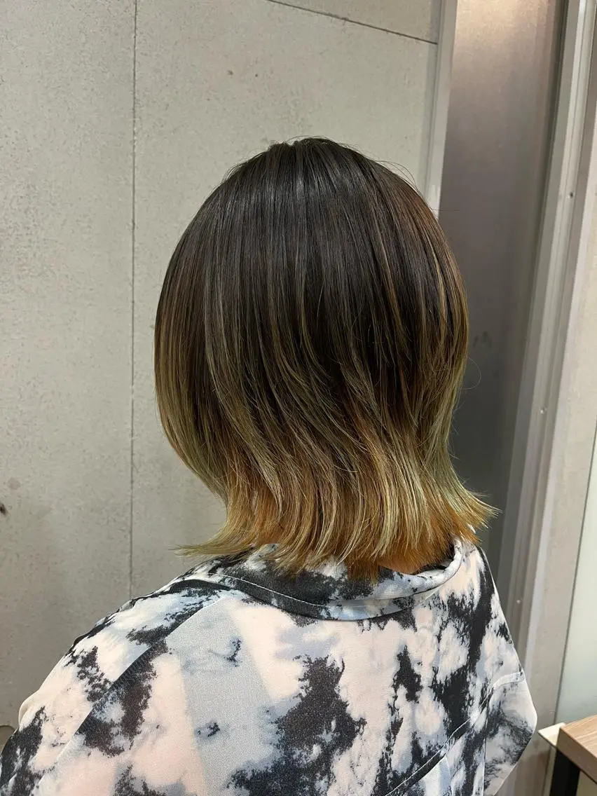 ショート ウルフカット おせ ちさとのヘアスタイル